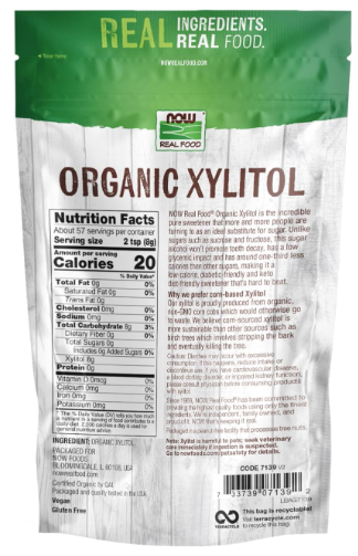 NOW Foods Organic Xylitol No Added Ingredient