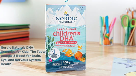 Nordic Naturals DHA Gummies for Kids The Tasty Omega-3 Boost for Brain, Eye, and Nervous System Health