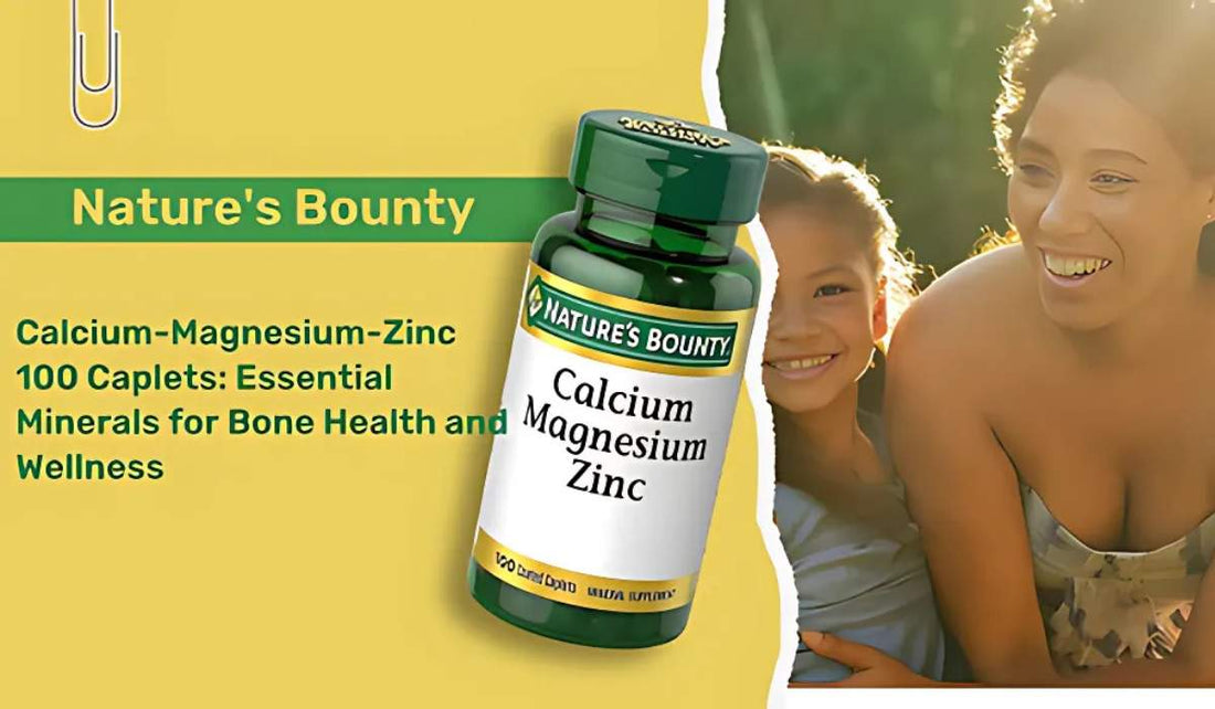 Nature's Bounty Calcium-Magnesium-Zinc 100 Caplets: Essential Minerals for Bone Health and Wellness