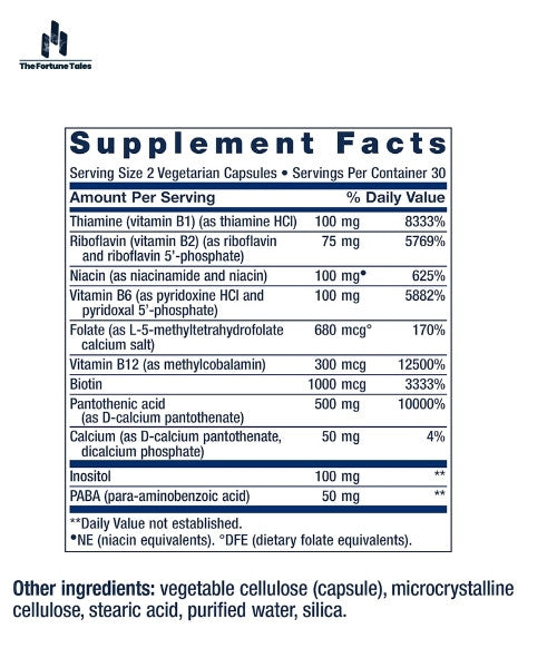 Life-Extension-BioActive-Complete-B-Complex-60-Veg-Capsules-Vitamin-B-Supplement-for-Heart-and-Brain-Health