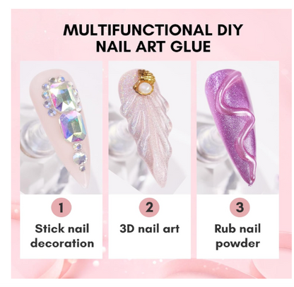 Makartt 30g Nail Glue Gel Super Strong Adhesive for Gems