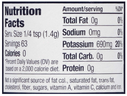 Morton Salt Substitute 3.12 oz,