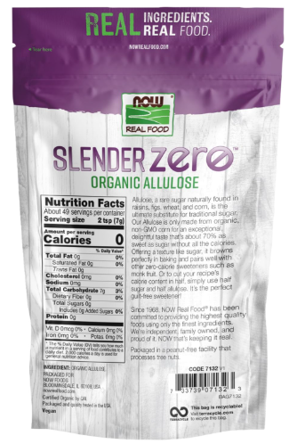 NOW Foods, Real Food, Slender Zero, Organic Allulose
