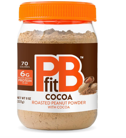 
PBfit Chocolate Peanut Butter Powder by BetterBody Foods, 227g 
