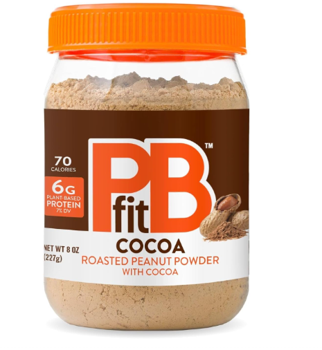 
PBfit Chocolate Peanut Butter Powder by BetterBody Foods, 227g 
