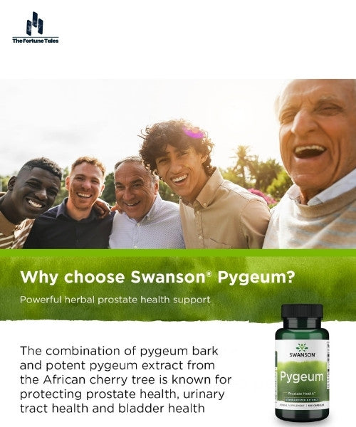 Swanson Pygeum 500mg 100 Capsules – Prostate Health & Urinary Support for Men  The Fortune Tales