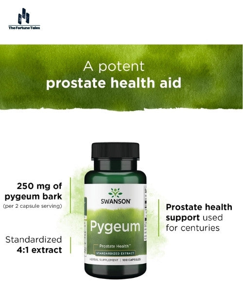 Swanson Pygeum 500mg 100 Capsules – Prostate Health & Urinary Support for Men  The Fortune Tales